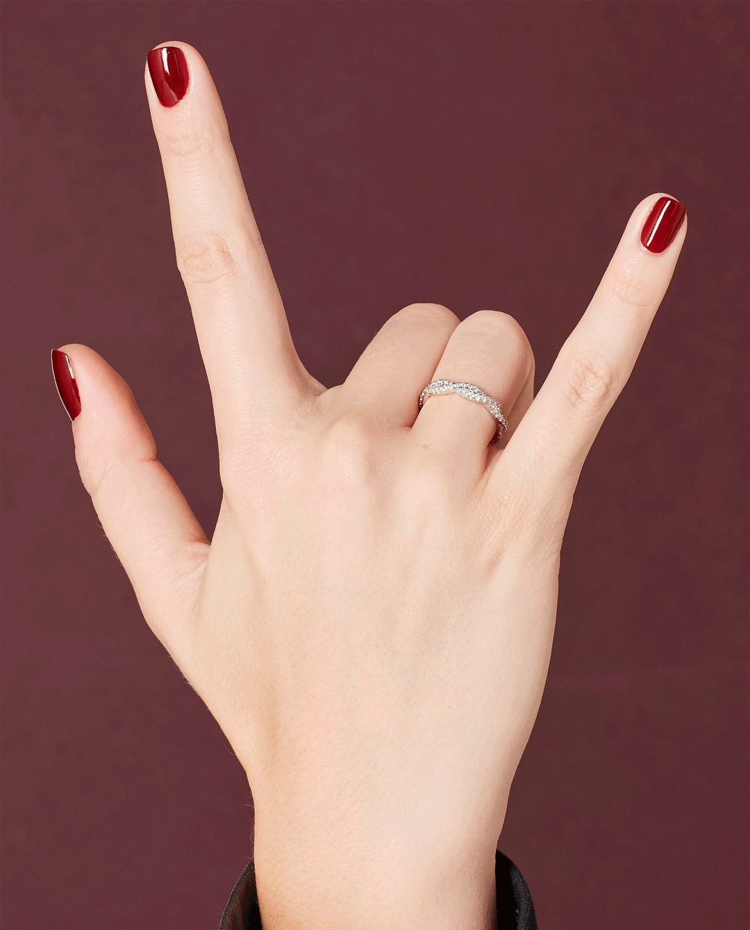 OPI Got the Blues for Red Nail Polish GIF