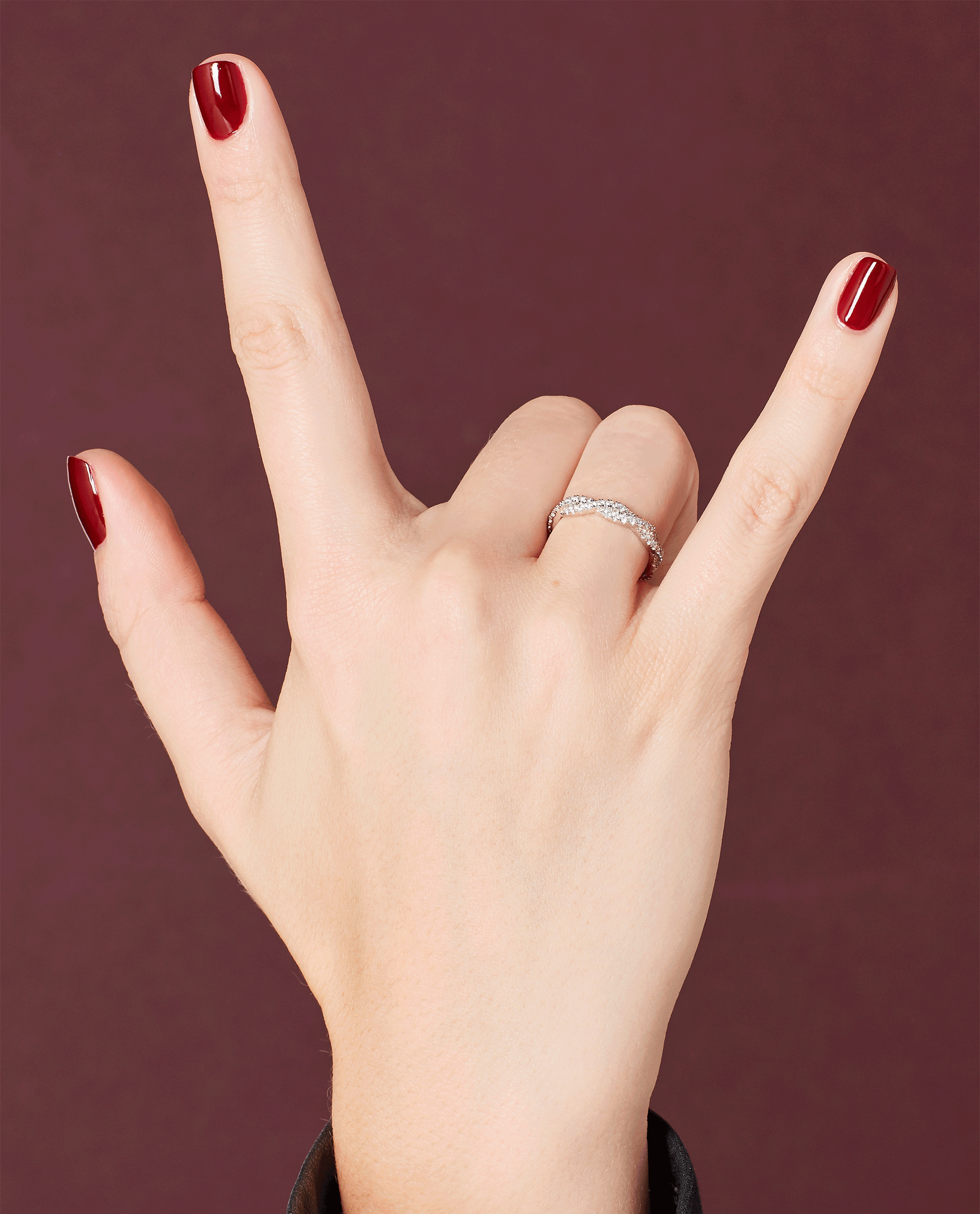 OPI Got the Blues for Red Nail Polish GIF