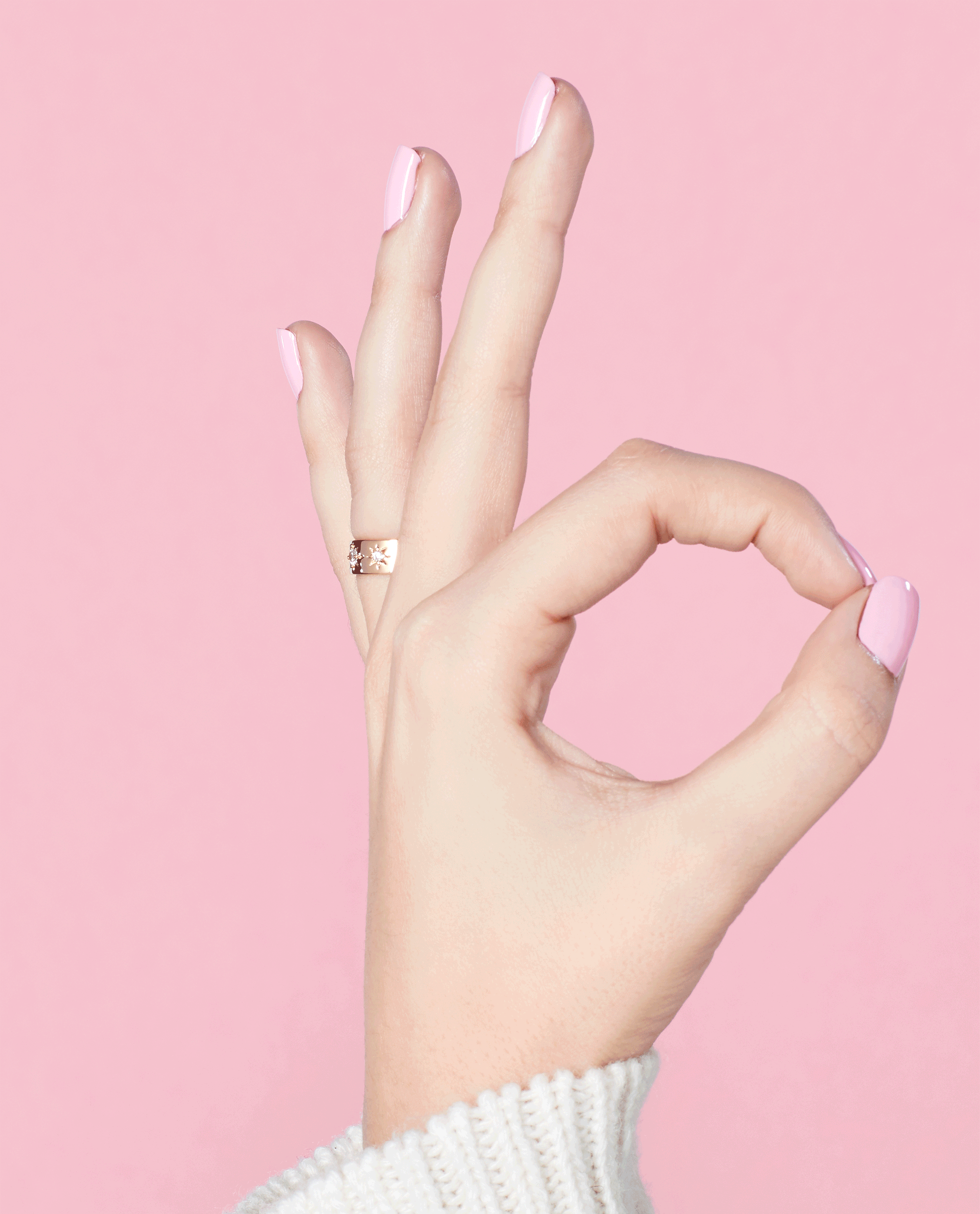 OPI Mod About You Pink Nail Polish GIF