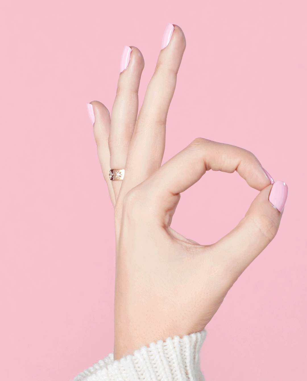 OPI Mod About You Pink Nail Polish GIF