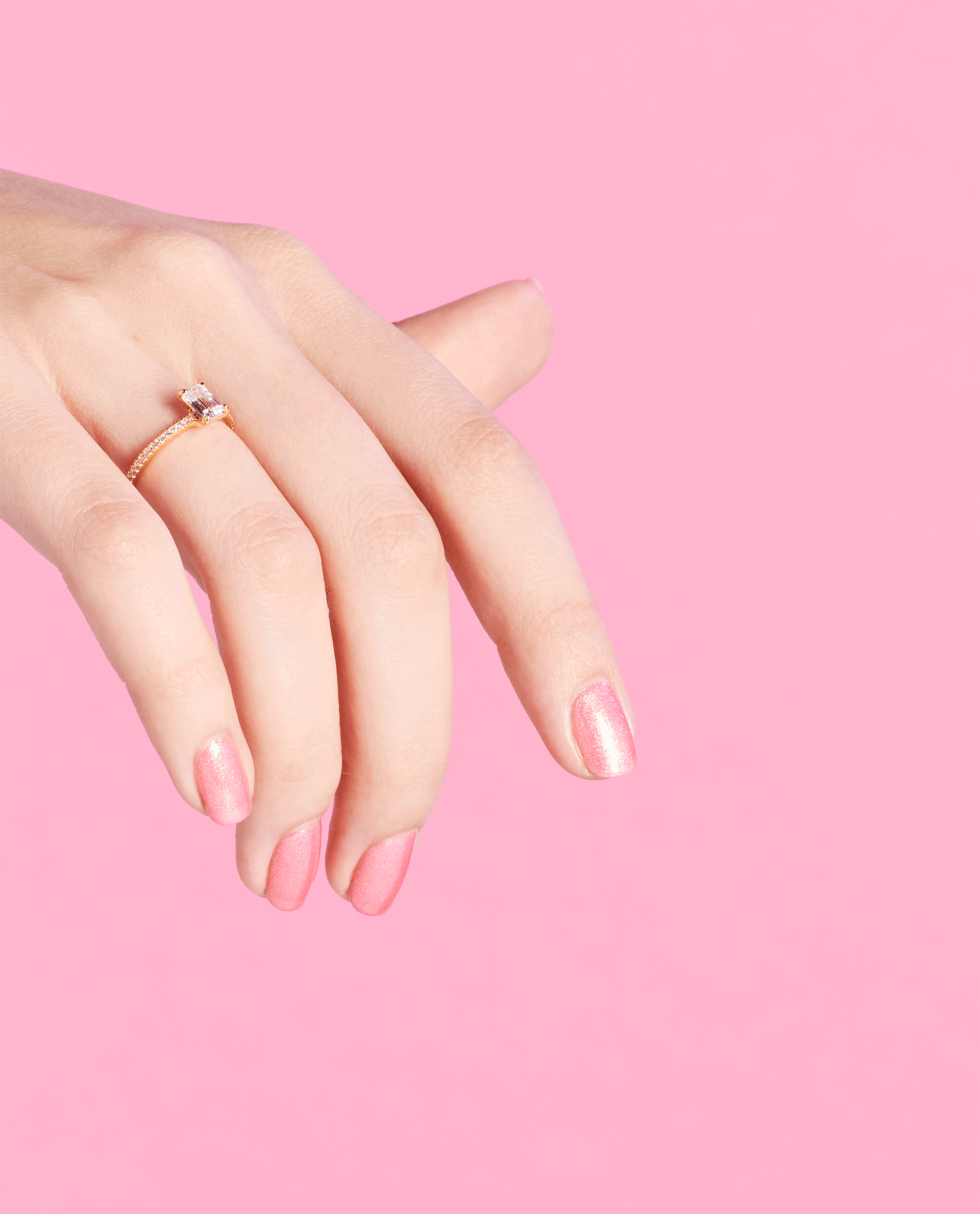 OPI Princesses Rule! Pink Nail Polish GIF