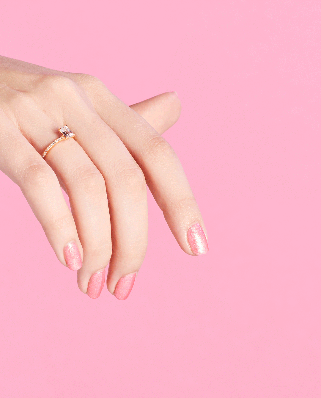 OPI Princesses Rule! Pink Nail Polish GIF