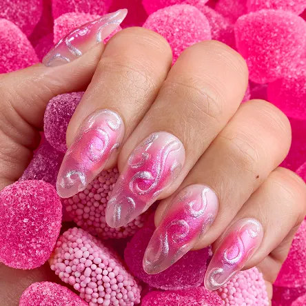 OPIcebox Cake Aura Nails Holiday Nail Art Look