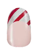 Candy Paint Job Candy Cane Holiday Nail Art Look